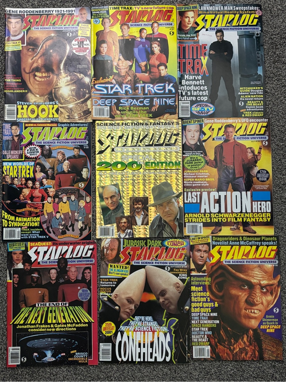 Starlog Science Fiction Universe Magazines Collection Movies Star Trek Space